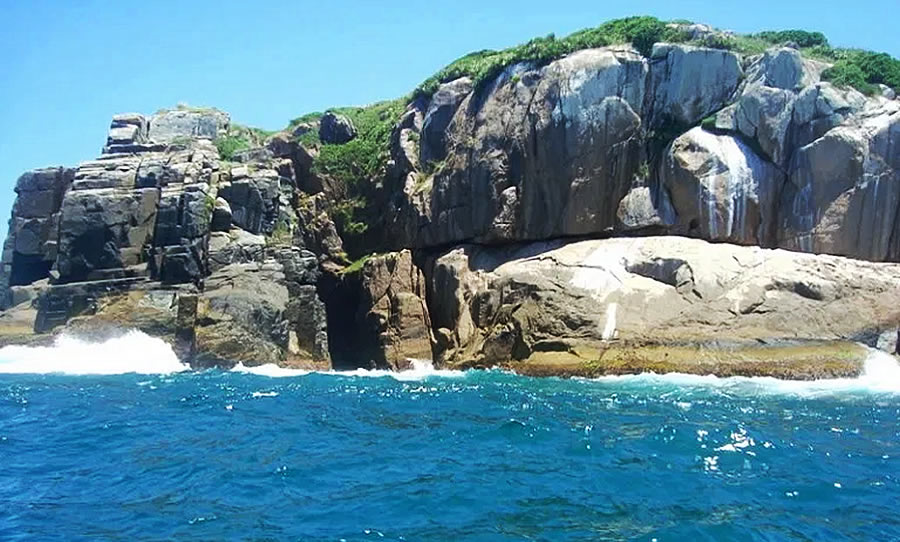 O mergulho em Florianópolis
